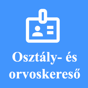 Osztály és orvoskereső